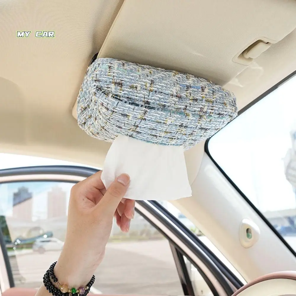 Organizer Woven Car Napkin Holder Wear-Resistant Adjustable Sun Visor Tissue Holder Cloth Buckle Automobile Tissue Box Vehicle
Organizer Woven Car Napkin Holder Wear-Resistant Adjustable Sun Visor Tissue Holder Cloth Buckle Automobile Tissue Box Vehicle