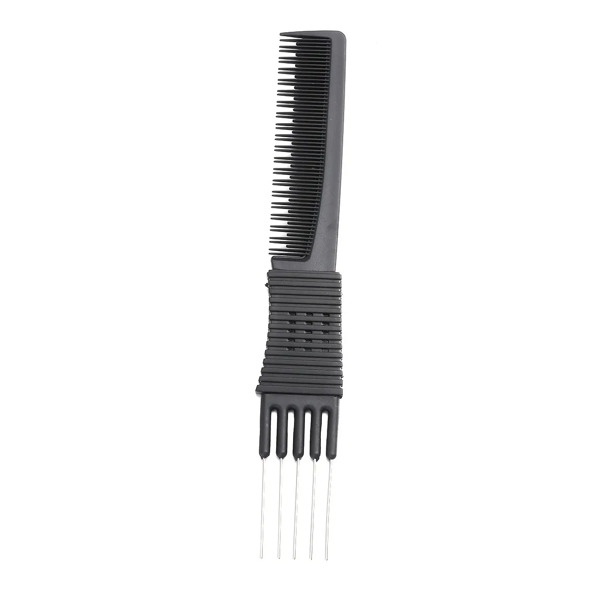 Black Carbon Fiber Anti-Static Rat-Tail Comb Steel Wire Plastic Hair Comb for Haircut Styling Salon Barber Hair Tools
Black Carbon Fiber Anti-Static Rat-Tail Comb Steel Wire Plastic Hair Comb for Haircut Styling Salon Barber Hair Tools