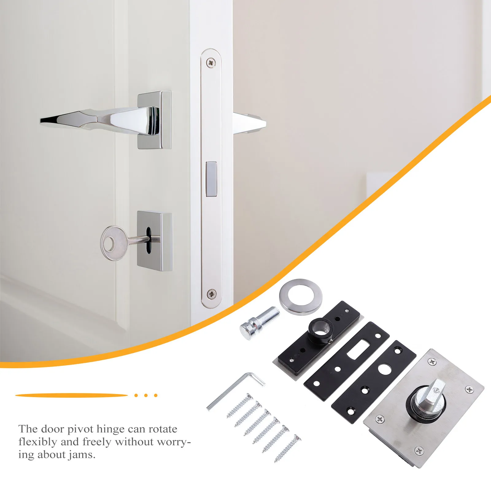 1Pcs Stainless Steel Door Pivot Hinge 360 Degree Rotation Sturdy Wood Door Hinge Easy Install Home Office Furniture Hardware
1Pcs Stainless Steel Door Pivot Hinge 360 Degree Rotation Sturdy Wood Door Hinge Easy Install Home Office Furniture Hardware