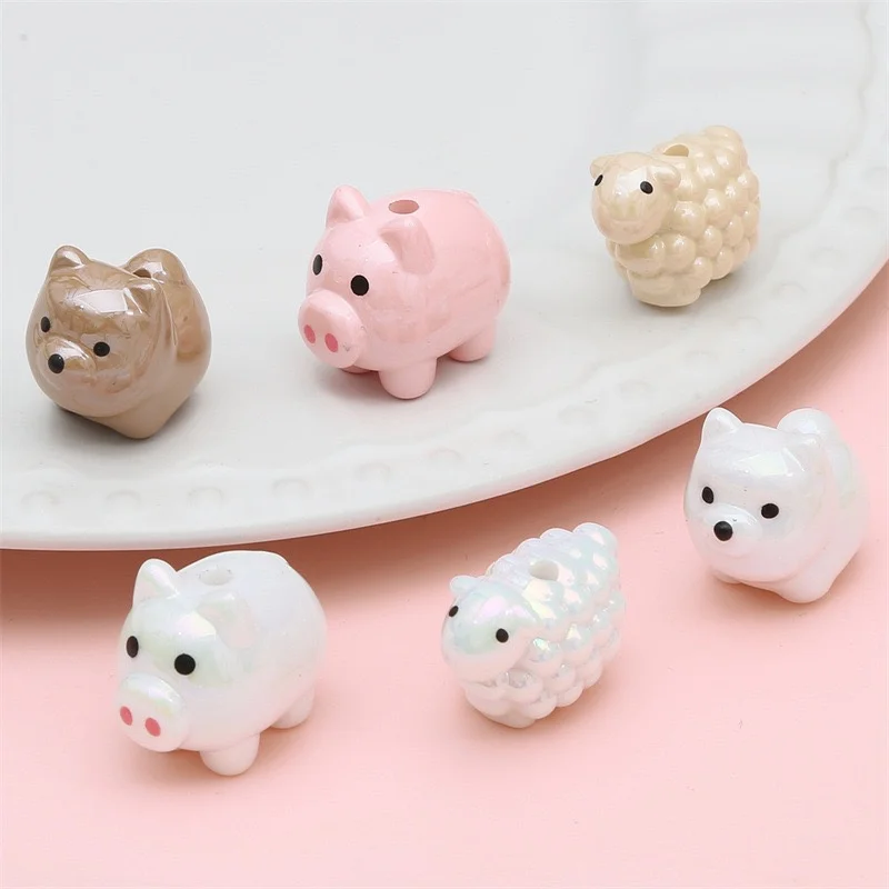 Free shipping 40pcs/lot color print animals pig dogs sheep shape resin straight hole beads diy jewelry garment hair accessory
Free shipping 40pcs/lot color print animals pig dogs sheep shape resin straight hole beads diy jewelry garment hair accessory