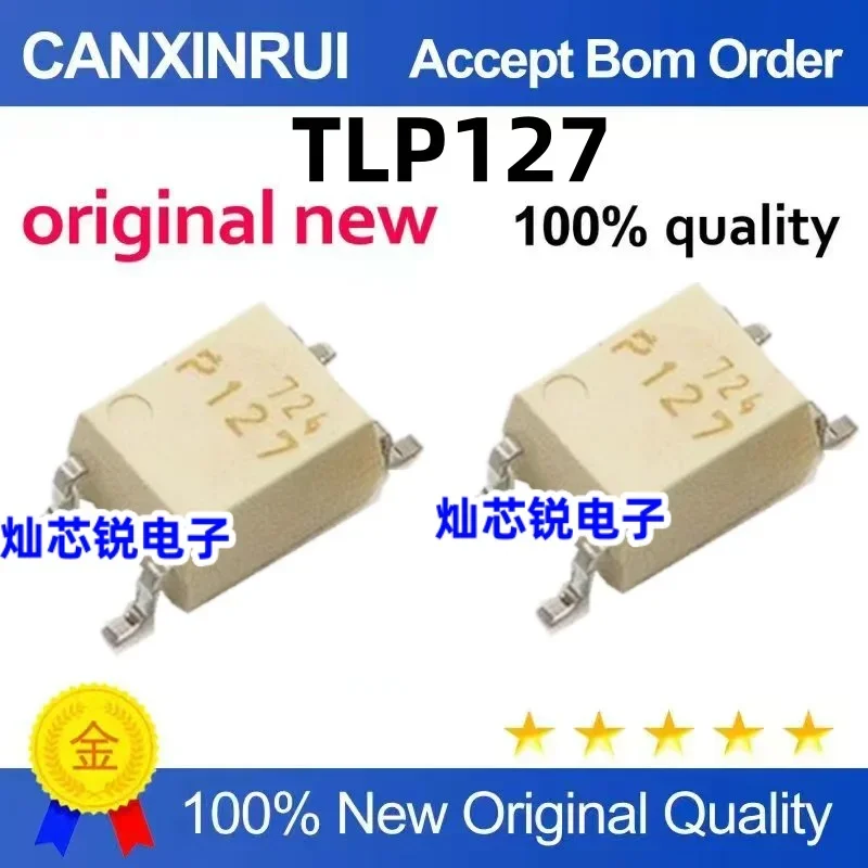 (5-100 pieces)New stock optocoupler TLP127 P127 patch SOP-4
(5-100 pieces)New stock optocoupler TLP127 P127 patch SOP-4