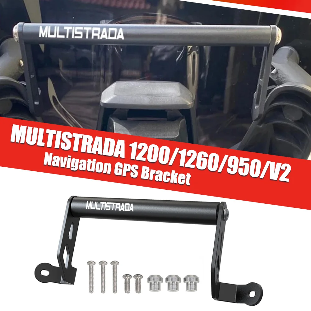 Phone Stand Holder GPS Navigation Mount Plate Bracket FOR Ducati Multistrada 1200/1260/950/V2 2016-2023 Motorcycle Accessories
Phone Stand Holder GPS Navigation Mount Plate Bracket FOR Ducati Multistrada 1200/1260/950/V2 2016-2023 Motorcycle Accessories
