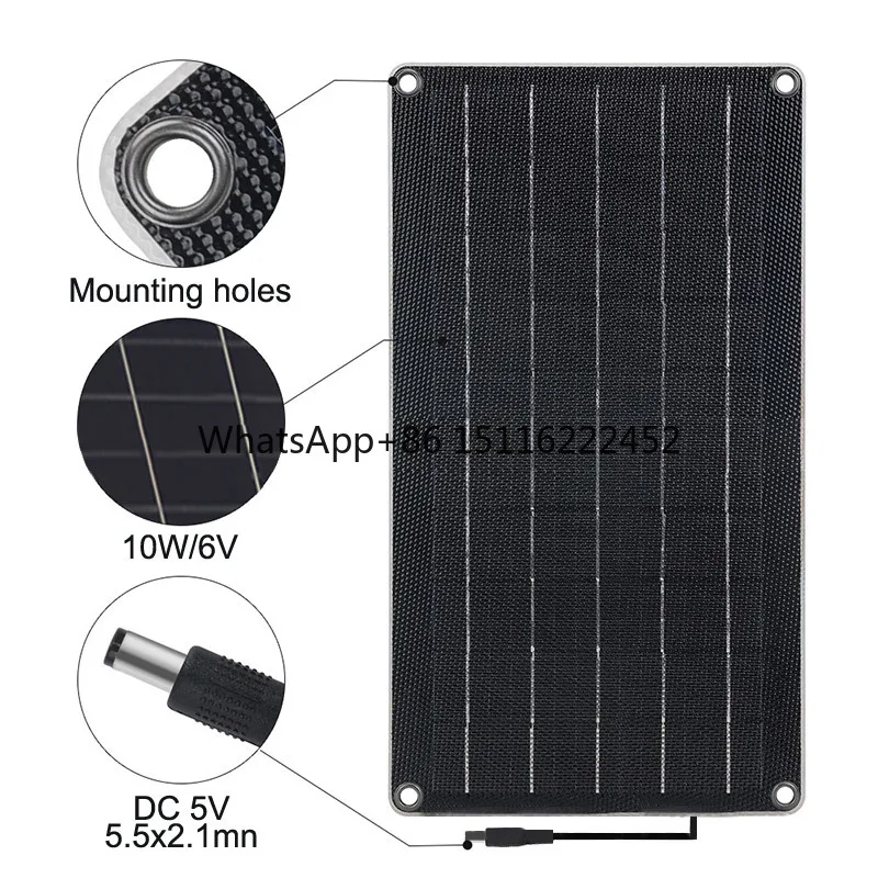 High Quality Mini Solar Panel 5V 6V 2W 3W 5W 10W 12W 15W 20W High Efficiency Waterproof ETFE Small Solar Panel for Wall Light
High Quality Mini Solar Panel 5V 6V 2W 3W 5W 10W 12W 15W 20W High Efficiency Waterproof ETFE Small Solar Panel for Wall Light