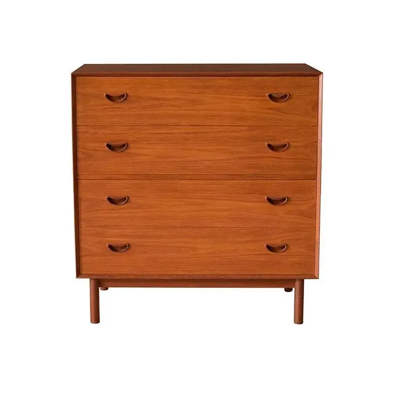 Nordic retro storage chest with mirror cherry wood dresser
Nordic retro storage chest with mirror cherry wood dresser