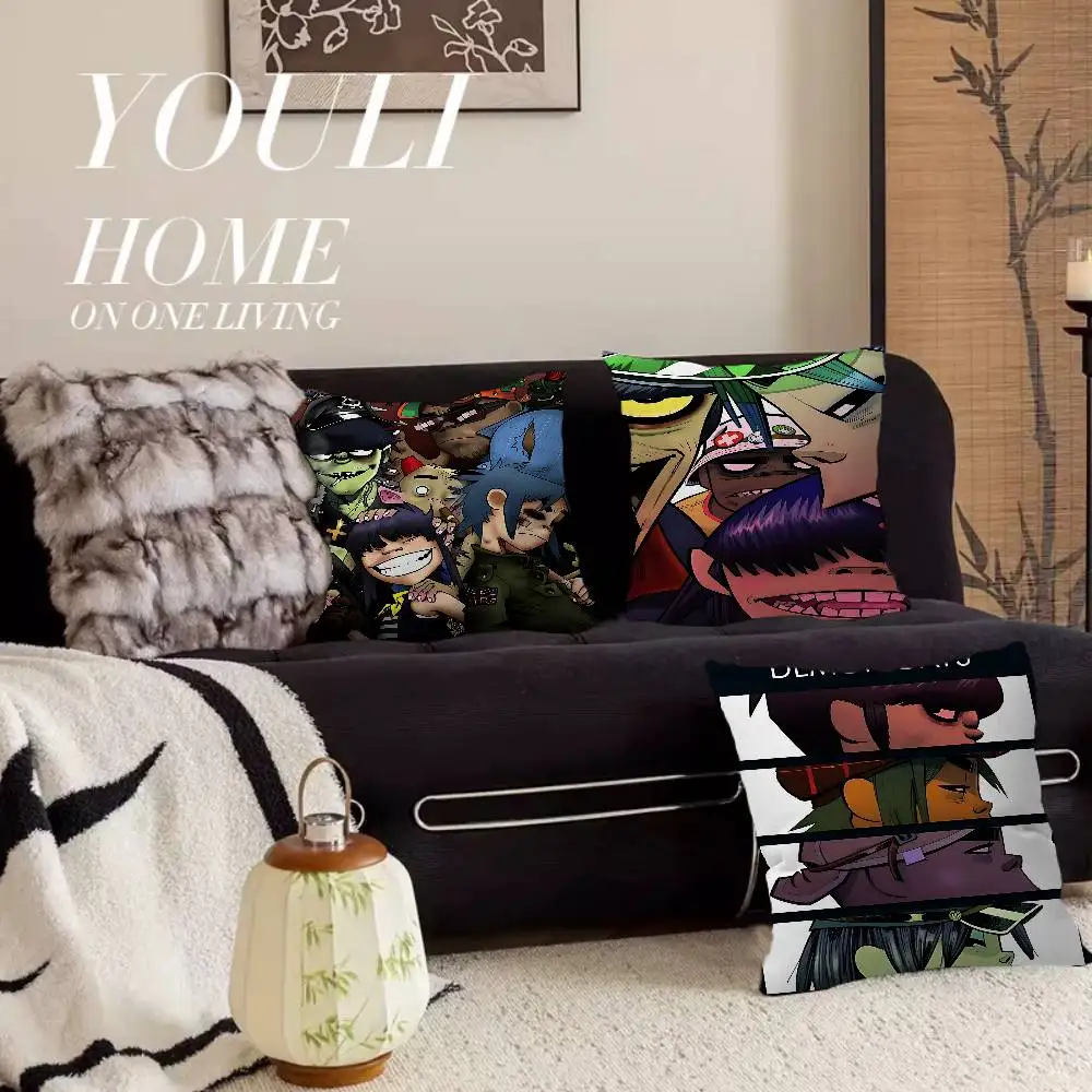 Retro Music Gorillaz Cushion Cover Decorative Pillow Sofa Home Decor Case Pillow Cases
Retro Music Gorillaz Cushion Cover Decorative Pillow Sofa Home Decor Case Pillow Cases