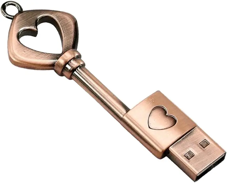 64GB USB 3.0 Flash Drive Heart Shape Keychain High Speed 100MB/s exFat Thumb Drive
64GB USB 3.0 Flash Drive Heart Shape Keychain High Speed 100MB/s exFat Thumb Drive