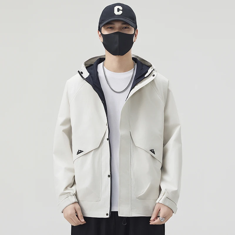 Мужская куртка с капюшоном, весенне-осенняя, для активного отдыха, ветрозащитная, спортивная, повседневная, свободного кроя, с длинными рукавами, верхняя одежда
Мужская куртка с капюшоном, весенне-осенняя, для активного отдыха, ветрозащитная, спортивная, повседневная, свободного кроя, с длинными рукавами, верхняя одежда