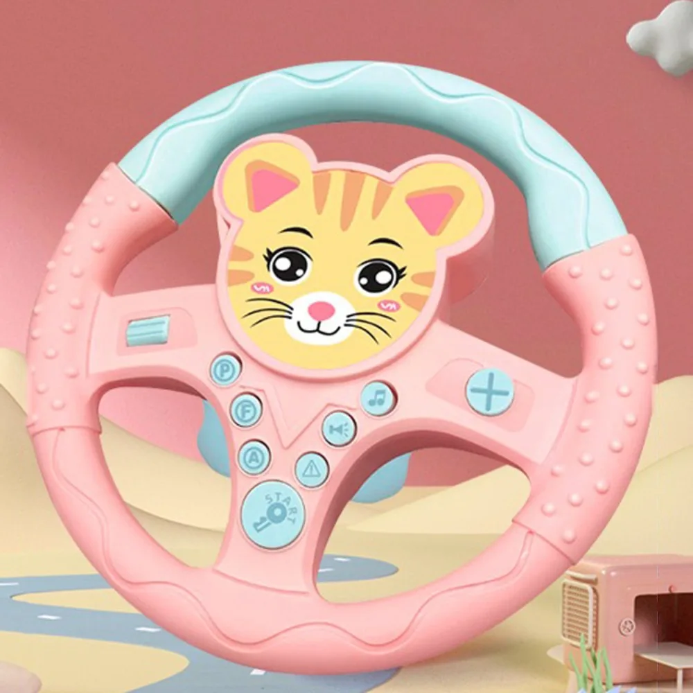 360 ° Rotation Cartoon Copilot Steering Wheel Montessori Early Education Simulation Steering Wheel Toys Interactive Simulation
360 ° Rotation Cartoon Copilot Steering Wheel Montessori Early Education Simulation Steering Wheel Toys Interactive Simulation