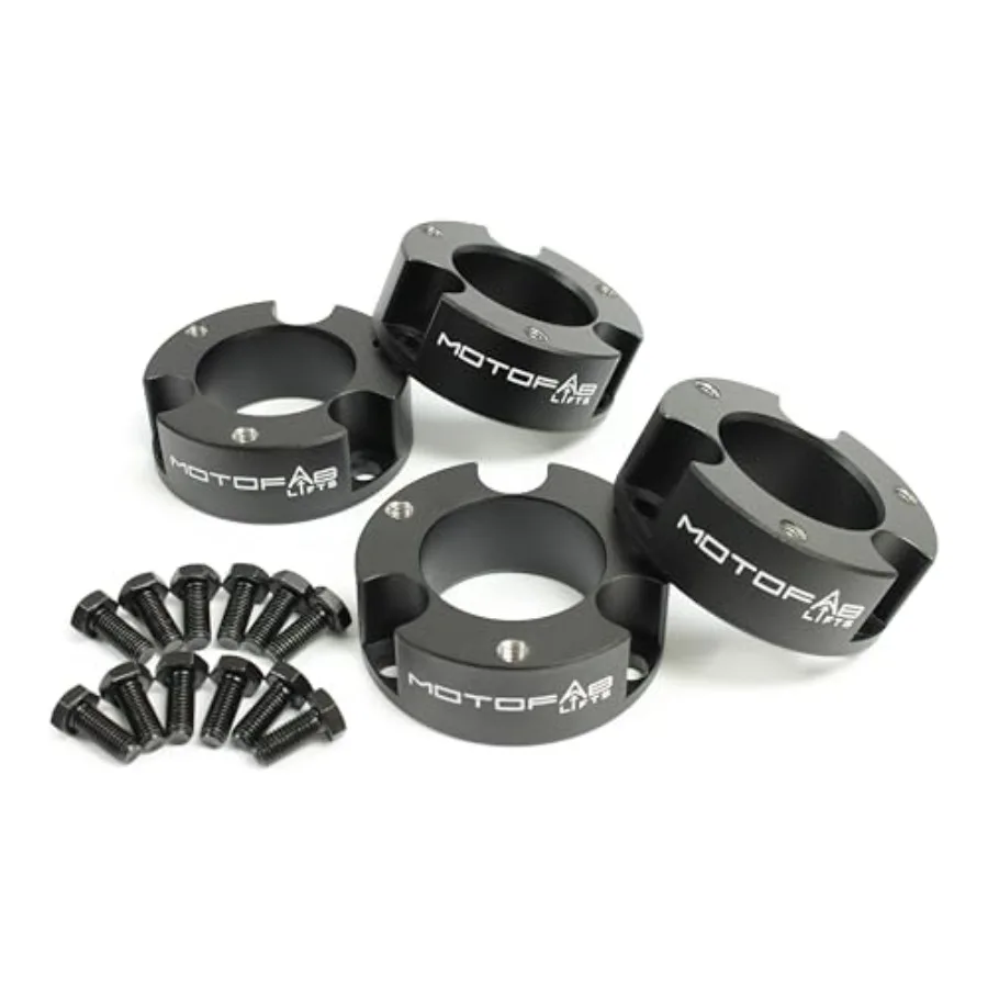 2 Front and Rear Leveling Lift Kit for 2021-2025 Ford Bronco Steel Black Spacers with Enhanced Suspension Performance
2 Front and Rear Leveling Lift Kit for 2021-2025 Ford Bronco Steel Black Spacers with Enhanced Suspension Performance