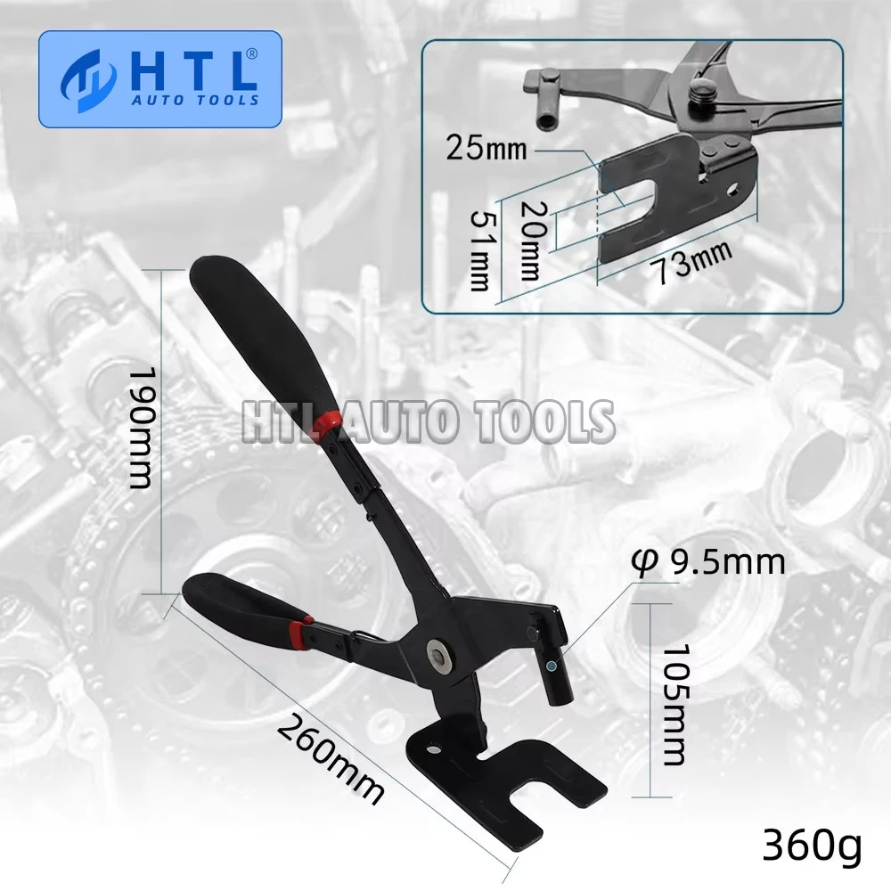 Professional Red Exhaust Hanger Removal Pliers - Anti-Slip Muffler Grommet Pulling Tool
Professional Red Exhaust Hanger Removal Pliers - Anti-Slip Muffler Grommet Pulling Tool