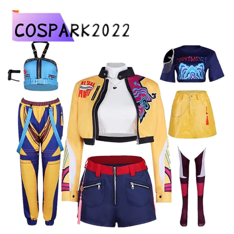 Fantasia Zoey/Mira/Rumi Cosplay Costume Demon 2025 Cartoon Hunter Girl Group Coat Skirt Outfits Halloween Carnival Party Suit
Fantasia Zoey/Mira/Rumi Cosplay Costume Demon 2025 Cartoon Hunter Girl Group Coat Skirt Outfits Halloween Carnival Party Suit