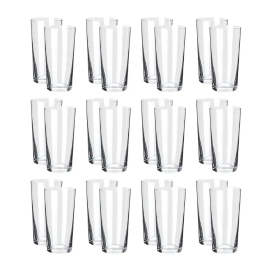 Admiral Cooler Borosilicate Glass Cup, Dishwasher Safe, BPA-Free, 14.7 oz, Microwave-Safe, Commercial-grade, 24-Pack, Transpare
Admiral Cooler Borosilicate Glass Cup, Dishwasher Safe, BPA-Free, 14.7 oz, Microwave-Safe, Commercial-grade, 24-Pack, Transpare