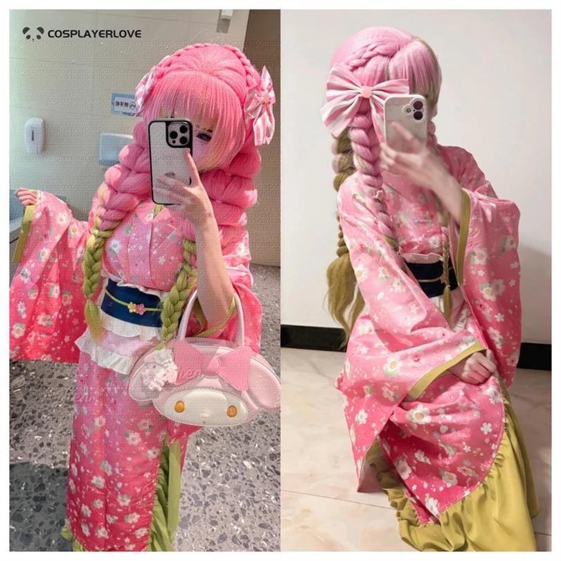 Kanroji Mitsuri Kimono Pink Suit Cosplay Costume Halloween Christmas Carnival Party Outfit
Kanroji Mitsuri Kimono Pink Suit Cosplay Costume Halloween Christmas Carnival Party Outfit