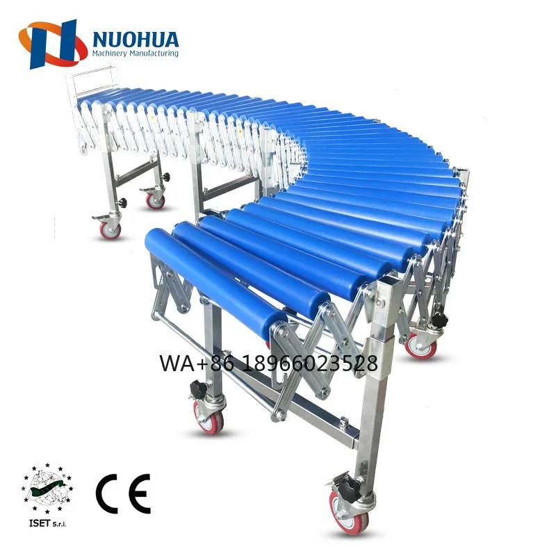 Flexible Extendable Gravity Plastic Roller Conveyor for Light Duty Material Handling Solution
Flexible Extendable Gravity Plastic Roller Conveyor for Light Duty Material Handling Solution