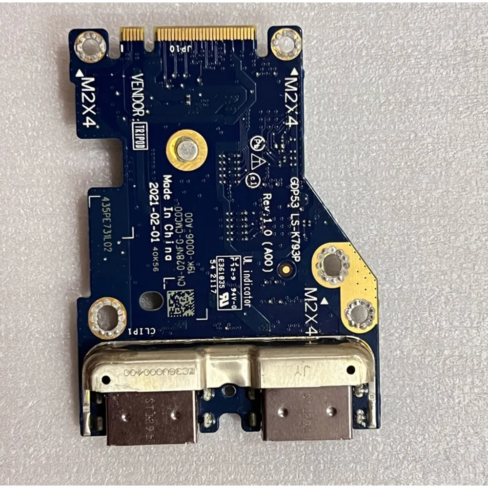 For DELL Alienware M15 R5 USB interface board GDP53 LS-K793P
For DELL Alienware M15 R5 USB interface board GDP53 LS-K793P