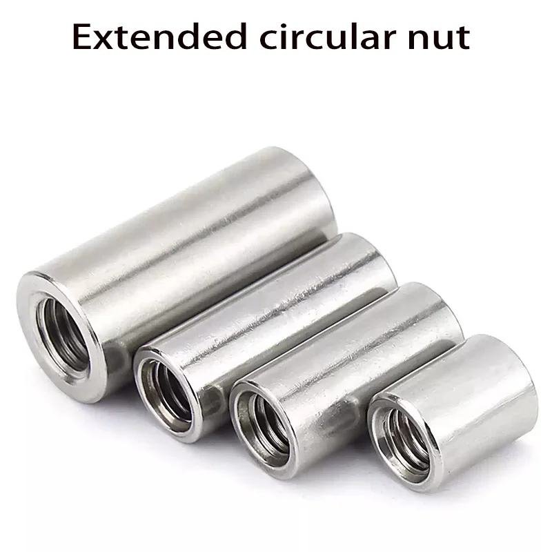 304 Stainless Steel Extend Long Lengthen Round Coupling Connector Joint Sleeve Tubular Nut M3 M4 M5 M6 M8
304 Stainless Steel Extend Long Lengthen Round Coupling Connector Joint Sleeve Tubular Nut M3 M4 M5 M6 M8