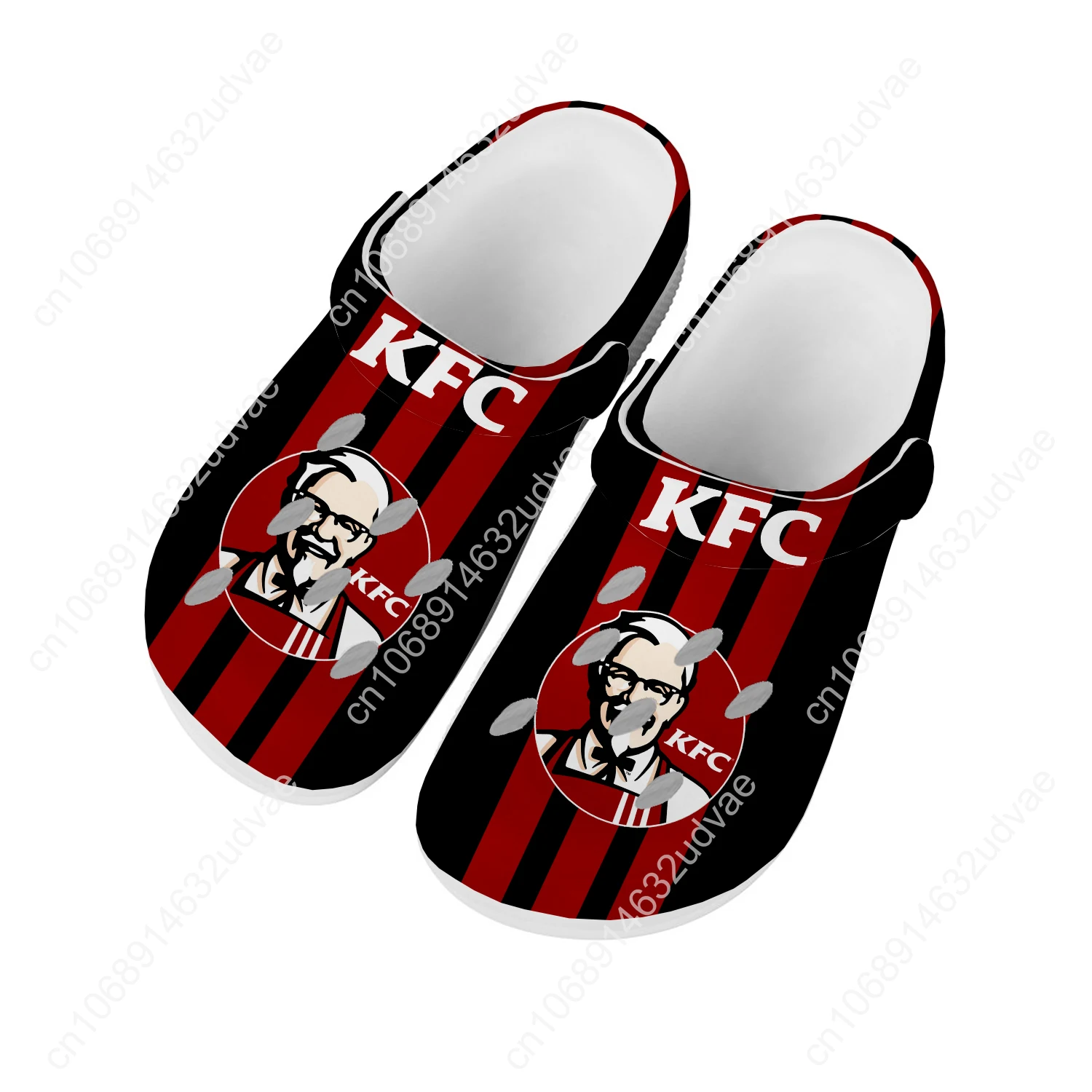 KFC Sandals Men Women Teenager Fashion Water Shoes High Quality Garden Breathable Comfort Beach Clog Summer Custom Slippers
KFC Sandals Men Women Teenager Fashion Water Shoes High Quality Garden Breathable Comfort Beach Clog Summer Custom Slippers