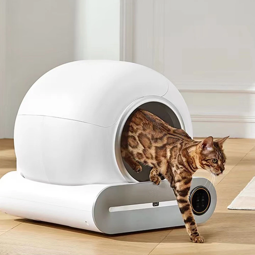 Automatic Cat Litter Box Smart App Control Self Cleaning Litter Box Suitable 1Kg-8Kg Fully Enclosed Pet Toilet Cat Litter Box
Automatic Cat Litter Box Smart App Control Self Cleaning Litter Box Suitable 1Kg-8Kg Fully Enclosed Pet Toilet Cat Litter Box