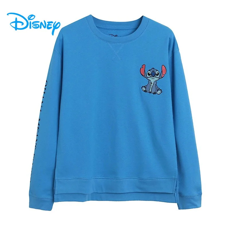 Disney Stitch Embroidery Fleece Sweatshirt Women O Neck Back Print Cartoon Pullover Tops Hi-Low Casual Jumper Streetwear Femme
Disney Stitch Embroidery Fleece Sweatshirt Women O Neck Back Print Cartoon Pullover Tops Hi-Low Casual Jumper Streetwear Femme