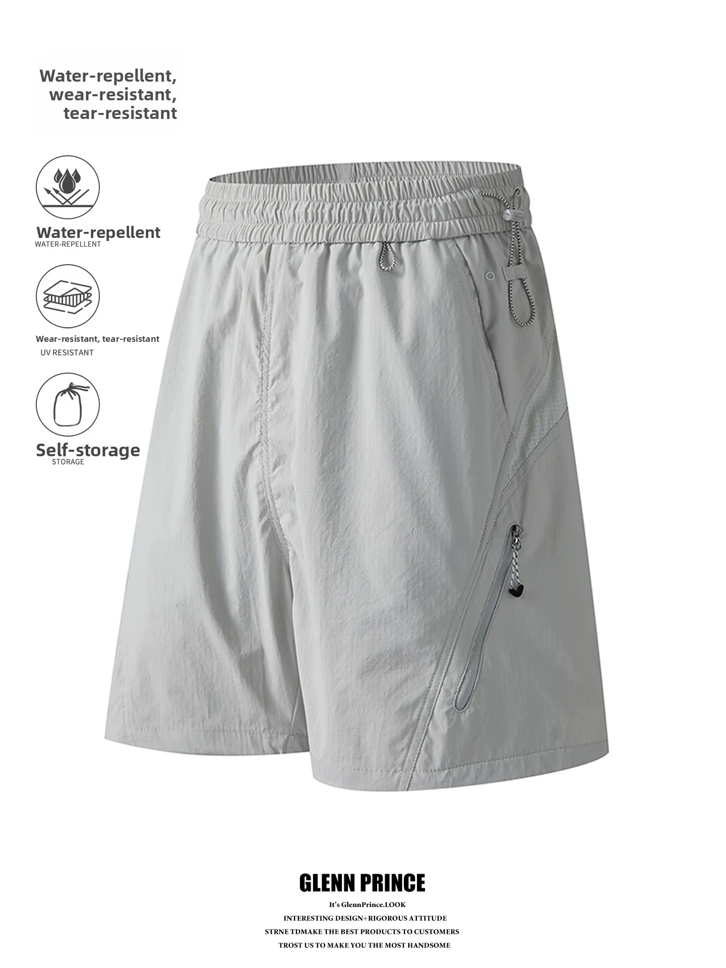 Lightweight Quick-Drying Men's Sport Shorts Summer Urban Outdoor Style Five-Quarter Length Polyester Fiber Cargo Shorts
Lightweight Quick-Drying Men's Sport Shorts Summer Urban Outdoor Style Five-Quarter Length Polyester Fiber Cargo Shorts