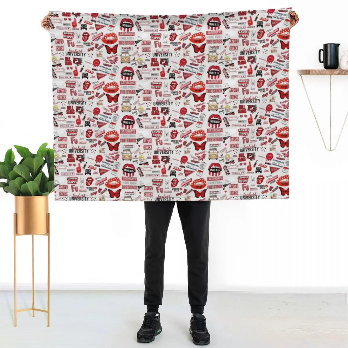 Fairfield University Throw Blanket All Season Lightweight Soft Blanket for Bed
Fairfield University Throw Blanket All Season Lightweight Soft Blanket for Bed