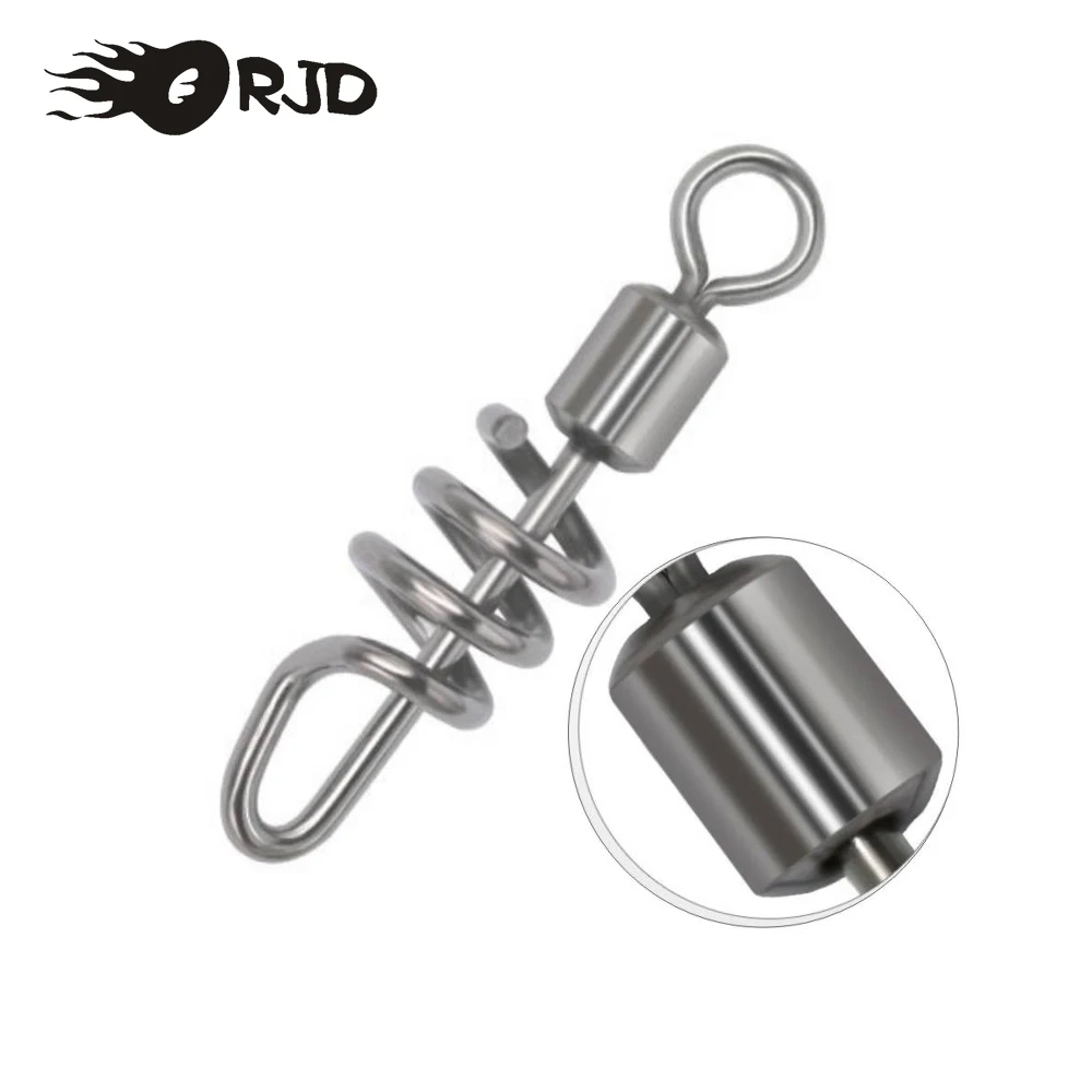 ORJD 50pcs Swivel Fishing Rolling Swivel With Screwed Snap Fishing Connector Stainless Steel Solid Ring Connector Tackle
ORJD 50pcs Swivel Fishing Rolling Swivel With Screwed Snap Fishing Connector Stainless Steel Solid Ring Connector Tackle