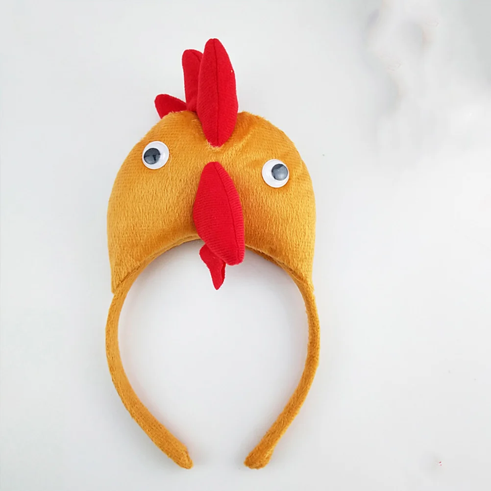 Rooster Decorations Headband Hair Toppers Cartoon Three-dimensional Halloween Easter Headdress
Rooster Decorations Headband Hair Toppers Cartoon Three-dimensional Halloween Easter Headdress