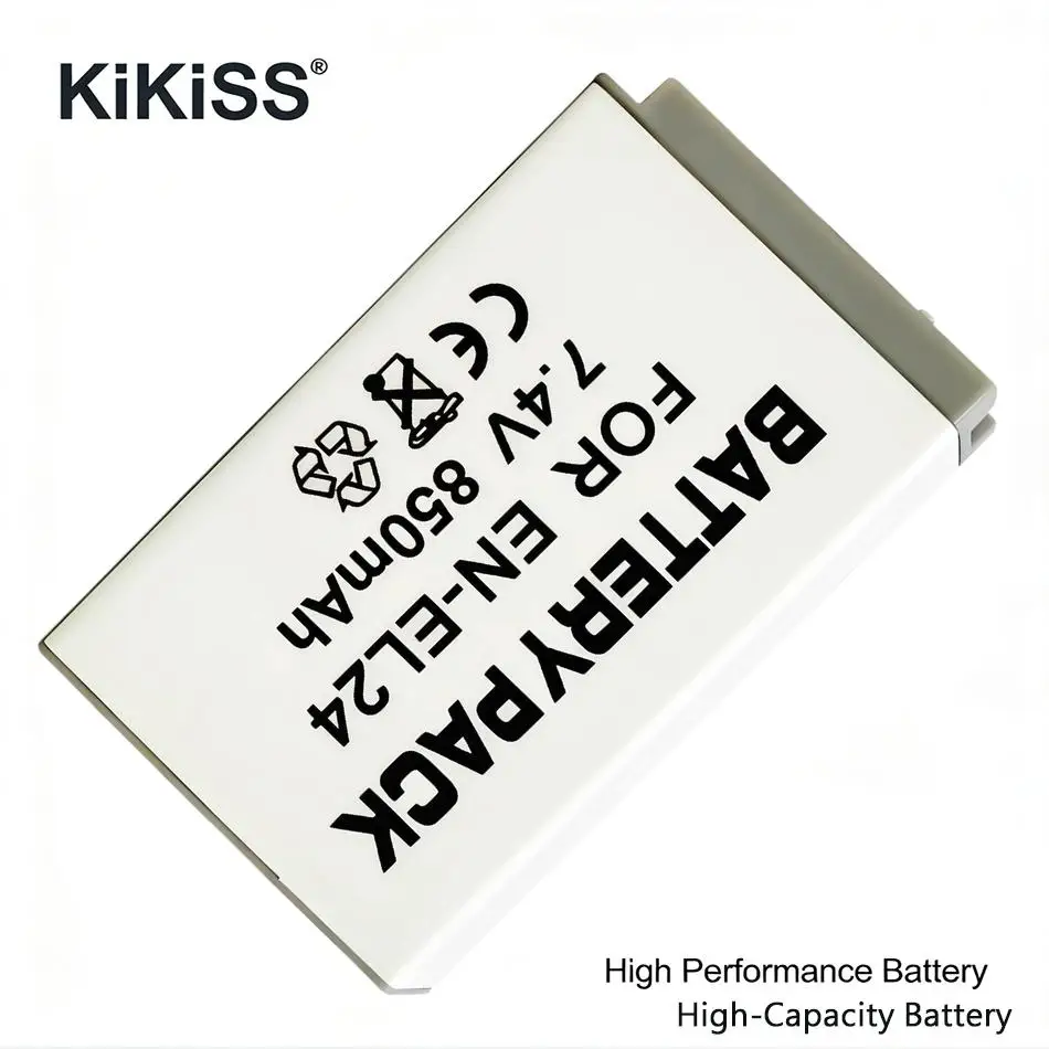 EN-EL24 850mAh High Capacity Reliable Power Camera Battery For Nikon 1 J5 DL18-50 DL24-85 Camera
EN-EL24 850mAh High Capacity Reliable Power Camera Battery For Nikon 1 J5 DL18-50 DL24-85 Camera