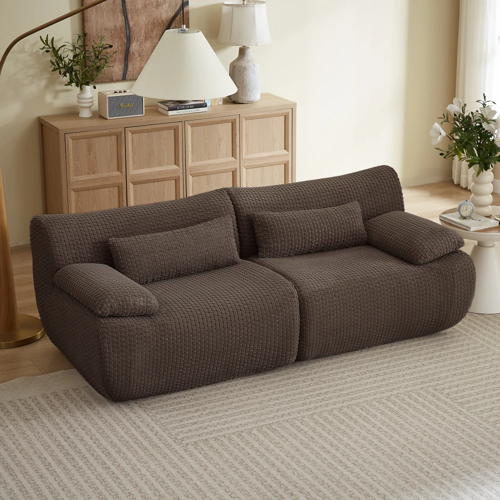 Диван-софа Loveseat, бескаркасный диван Cloud для гостиной, современный модульный секционный диван, увеличенный размер
Диван-софа Loveseat, бескаркасный диван Cloud для гостиной, современный модульный секционный диван, увеличенный размер