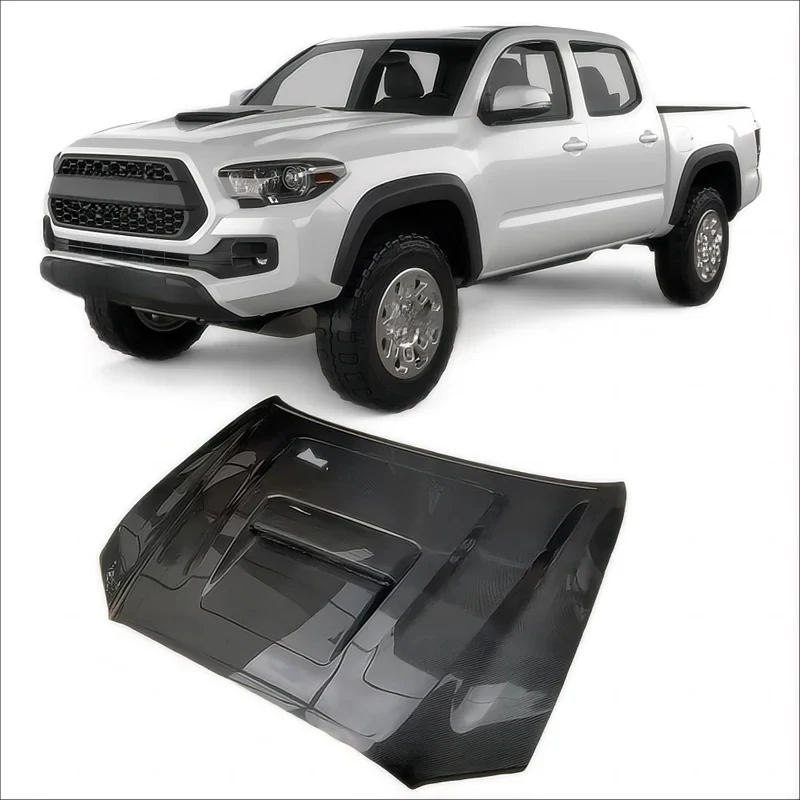 Lightweight Open Hole Carbon Fiber Engine Hood Modified Parts for Tacoma 2015-2020
Lightweight Open Hole Carbon Fiber Engine Hood Modified Parts for Tacoma 2015-2020