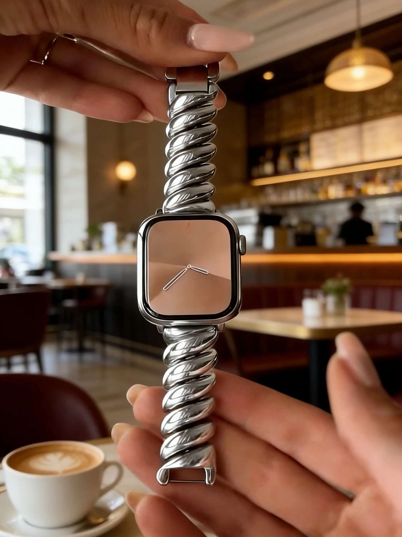 Превосходная роскошная нержавеющая сталь для Apple Watch, женский браслет серии S11/10/8/7/9, 40 мм, 41 мм, 38 мм, 42 мм, 44 мм, 45 мм, 46 мм, ремешок
Превосходная роскошная нержавеющая сталь для Apple Watch, женский браслет серии S11/10/8/7/9, 40 мм, 41 мм, 38 мм, 42 мм, 44 мм, 45 мм, 46 мм, ремешок