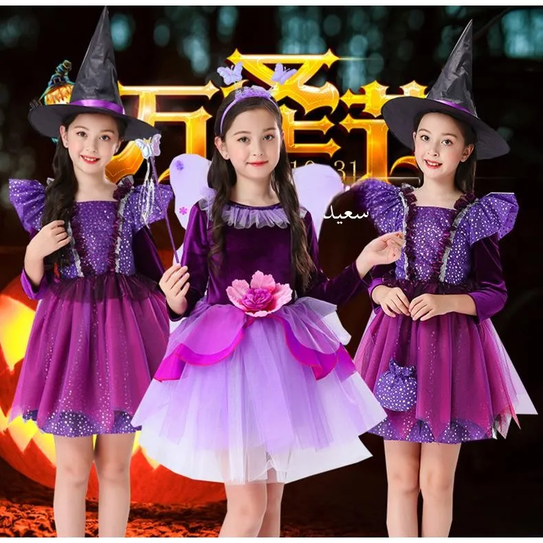 Halloween Children's Costume Elf Princess Skirt Long Witch Full Set Makeup Dance Performance Clothes Women's Traditional Ethn...
Halloween Children's Costume Elf Princess Skirt Long Witch Full Set Makeup Dance Performance Clothes Women's Traditional Ethn...
