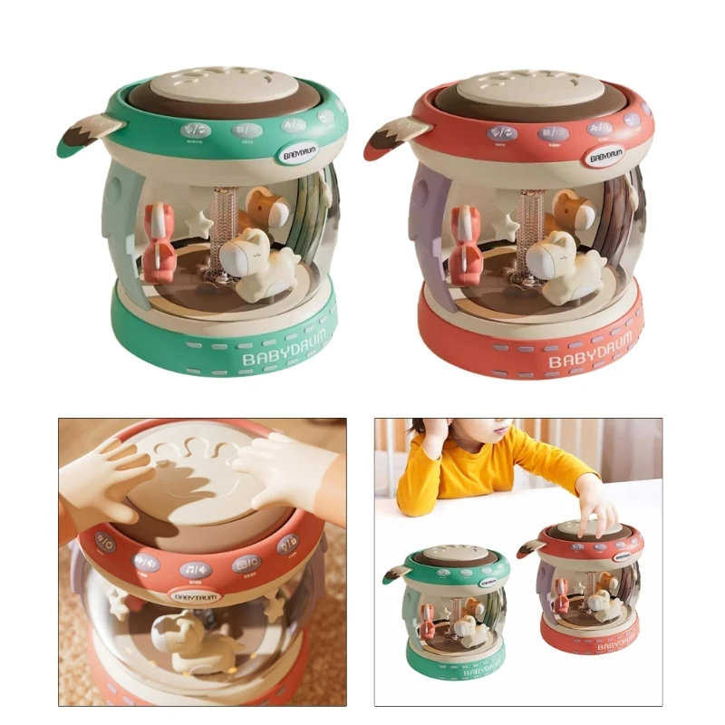 77HD Luminous Baby Music Drum Toy Детский электронный подарок Светодиодная проекционная игрушка-карусель
77HD Luminous Baby Music Drum Toy Детский электронный подарок Светодиодная проекционная игрушка-карусель