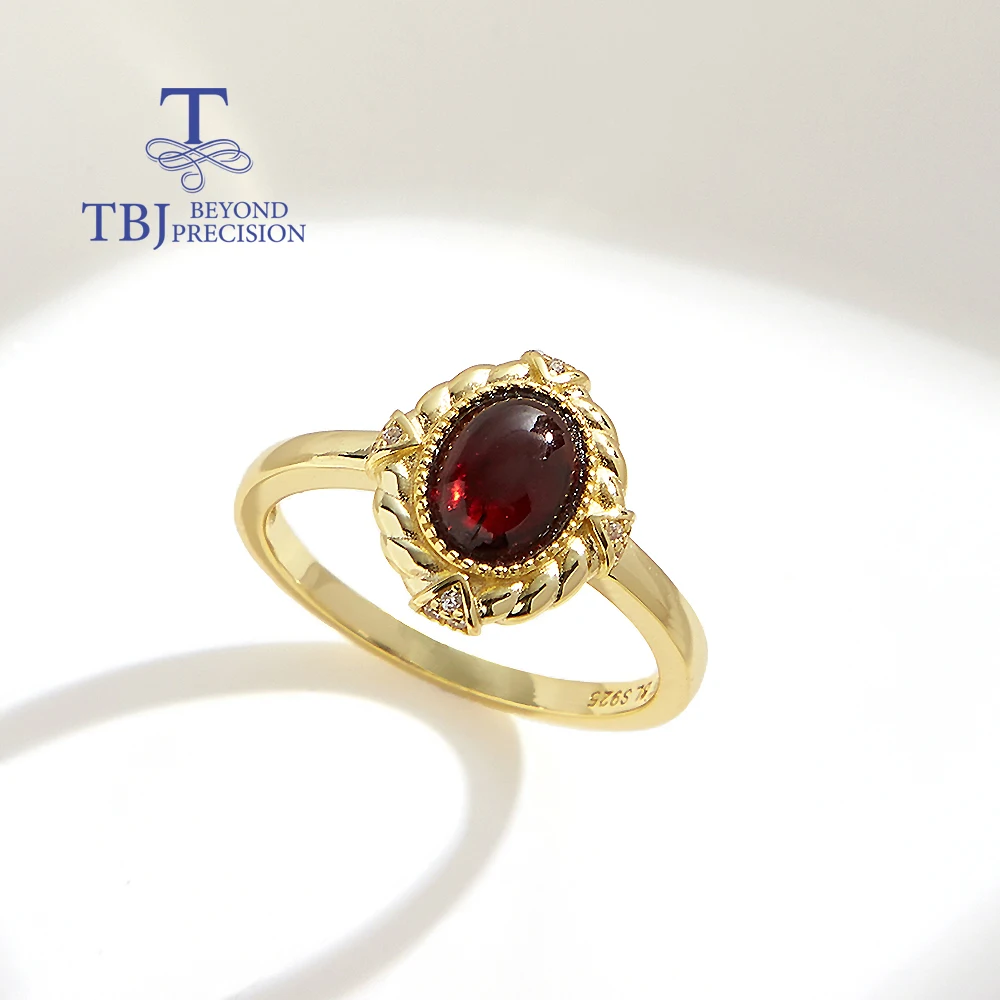 Великолепное женское кольцо из стерлингового серебра 925 пробы с натуральным гранатом, овальное, 6*8 мм, драгоценные камни, элегантные ювелирные изделия для банкета и подарка на день рождения
Великолепное женское кольцо из стерлингового серебра 925 пробы с натуральным гранатом, овальное, 6*8 мм, драгоценные камни, элегантные ювелирные изделия для банкета и подарка на день рождения