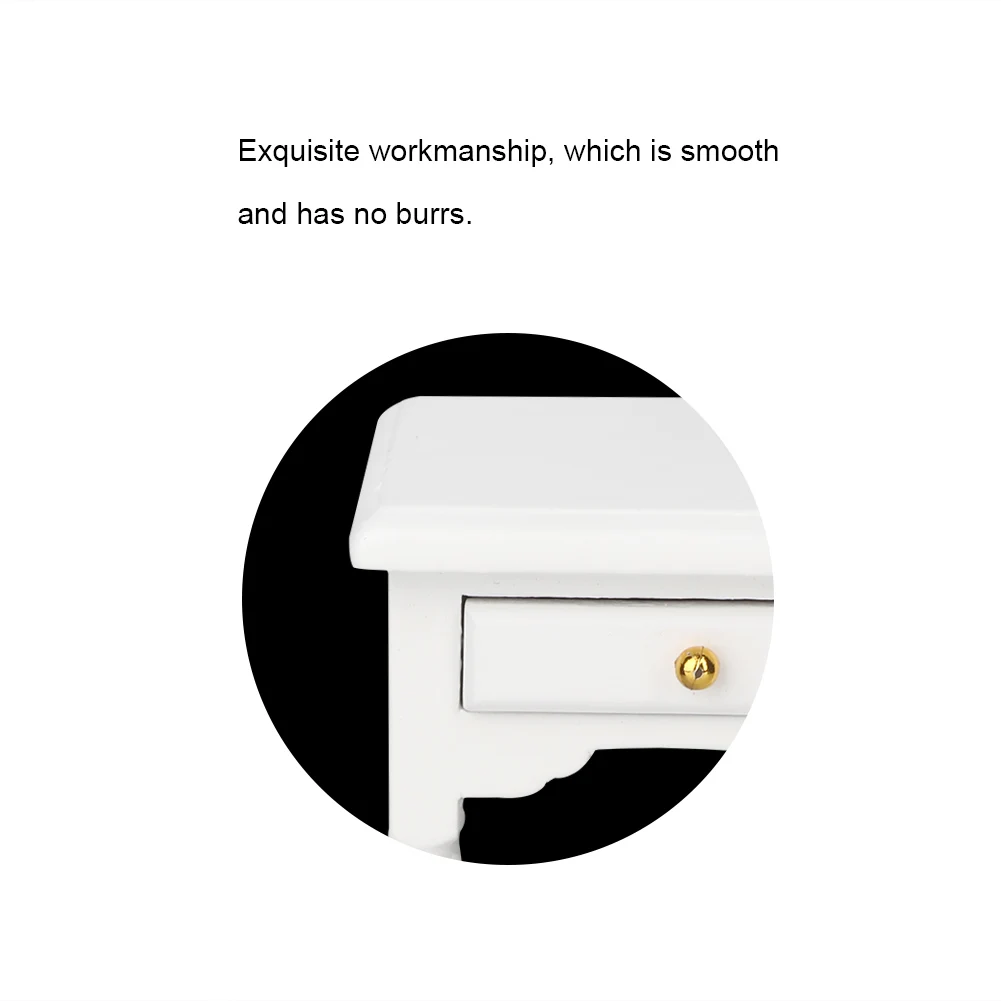 Bedside Table Furniture 1:12 White Mini Bedroom Furnishing Articles Wooden Bedside Table Model Wood Bedside Table
Bedside Table Furniture 1:12 White Mini Bedroom Furnishing Articles Wooden Bedside Table Model Wood Bedside Table