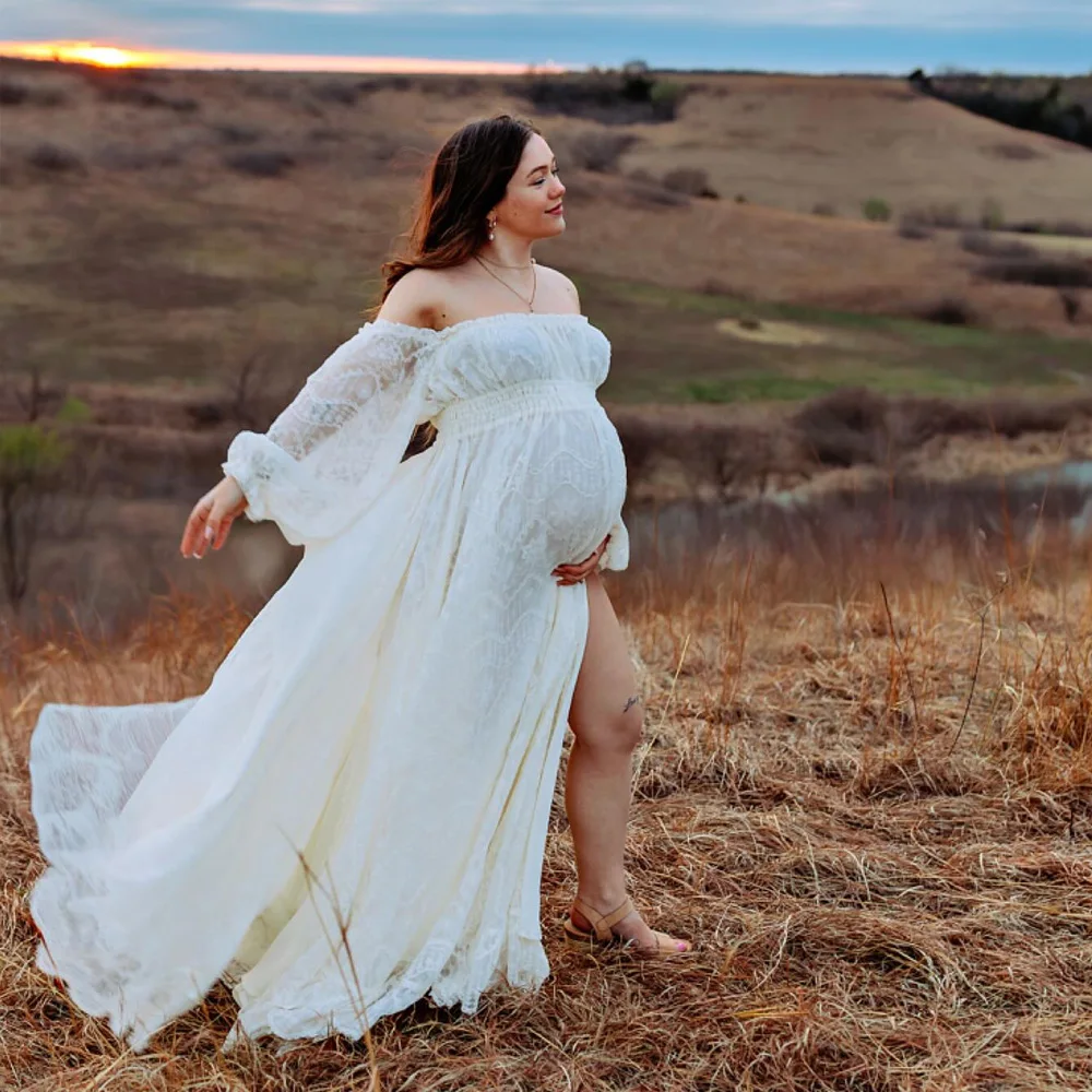 Embroidered Mesh Maternity Dresses For Photoshoot Dress Photography Dress For Women Off Shoulder Puff Sleeves Woman Dress
Embroidered Mesh Maternity Dresses For Photoshoot Dress Photography Dress For Women Off Shoulder Puff Sleeves Woman Dress