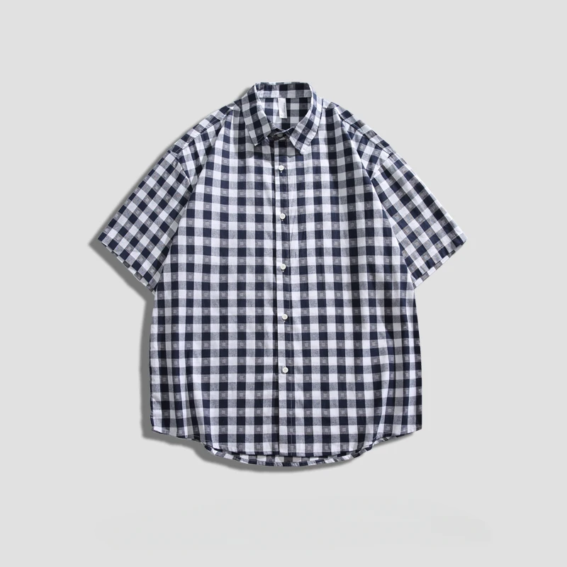 Loose Casual Men's Plaid Shirt, Daily Versatile Short-sleeved Breathable Sweatshirt.Unisex
Loose Casual Men's Plaid Shirt, Daily Versatile Short-sleeved Breathable Sweatshirt.Unisex