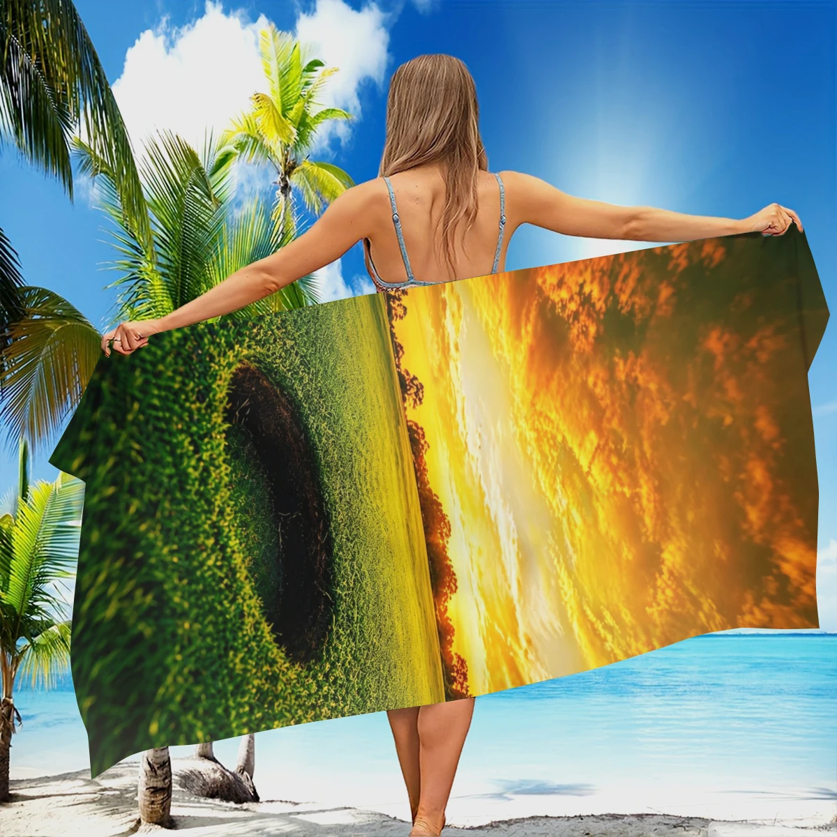 Polyester Beach Towel - Versatile Towel for Swimming, Fitness, Camping, Yoga, Travel and Beach Activities
Polyester Beach Towel - Versatile Towel for Swimming, Fitness, Camping, Yoga, Travel and Beach Activities