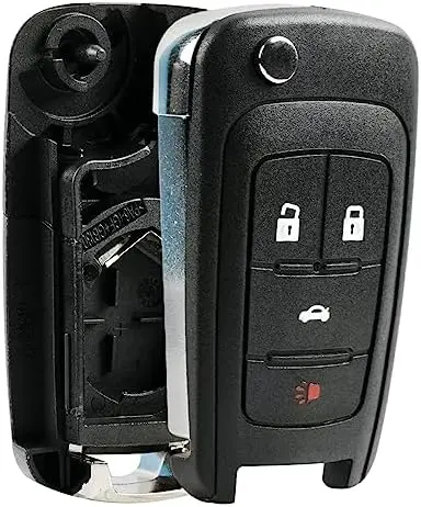 Key Fob Remote Flip Shell Case for Buick, Chevy, GMC - OEM Fit & Finish
Key Fob Remote Flip Shell Case for Buick, Chevy, GMC - OEM Fit & Finish