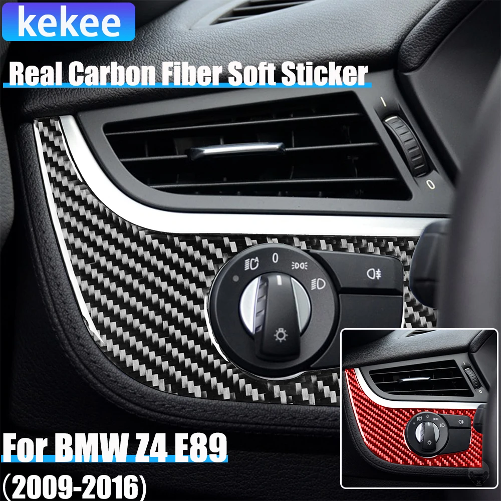 Real Carbon Fiber Car Accessories Headlight Switch Cover Soft Sticker For BMW Z4 E89 2009 2010 2011 2012 2013 2014 2015 2016
Real Carbon Fiber Car Accessories Headlight Switch Cover Soft Sticker For BMW Z4 E89 2009 2010 2011 2012 2013 2014 2015 2016