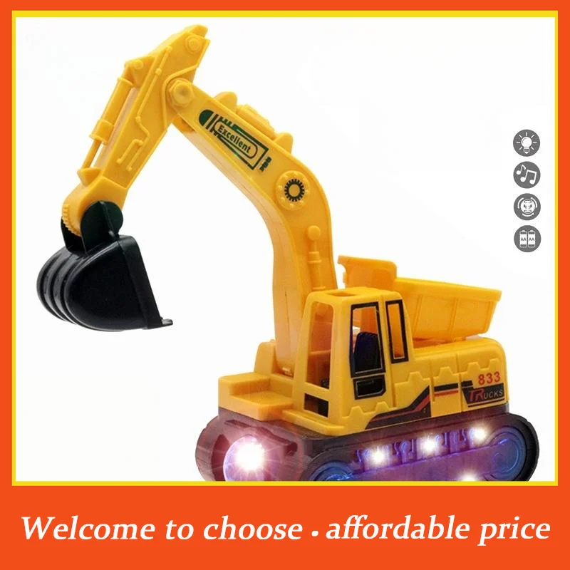 TH 1Pcs Automatic Bump And Go Construction Vehicle Electric Excavator Toy With Light And Sound For Kids Toddler Boys
TH 1Pcs Automatic Bump And Go Construction Vehicle Electric Excavator Toy With Light And Sound For Kids Toddler Boys