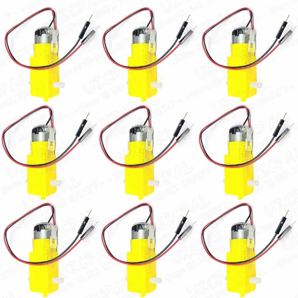 20PCS Robot Intelligent Car Dual Shaft Gear DC Geared TT Motor Module DC 3V-8V for Robot Car 1:48
20PCS Robot Intelligent Car Dual Shaft Gear DC Geared TT Motor Module DC 3V-8V for Robot Car 1:48