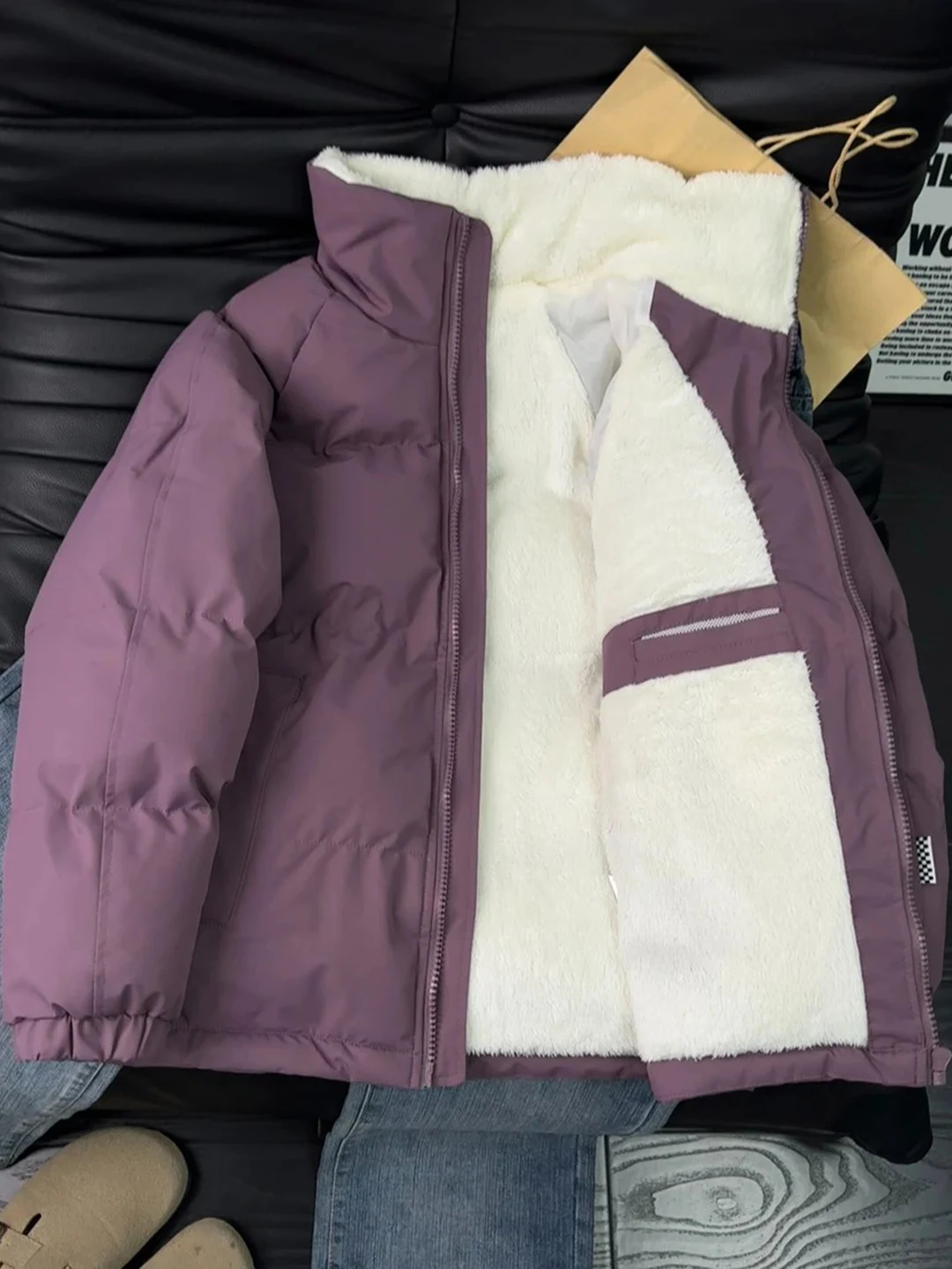 Мужская зимняя куртка Thiened Fce Lined с воротником-стойкой, утепленная, из искусственного меха и хлопка, теплая повседневная верхняя одежда
Мужская зимняя куртка Thiened Fce Lined с воротником-стойкой, утепленная, из искусственного меха и хлопка, теплая повседневная верхняя одежда