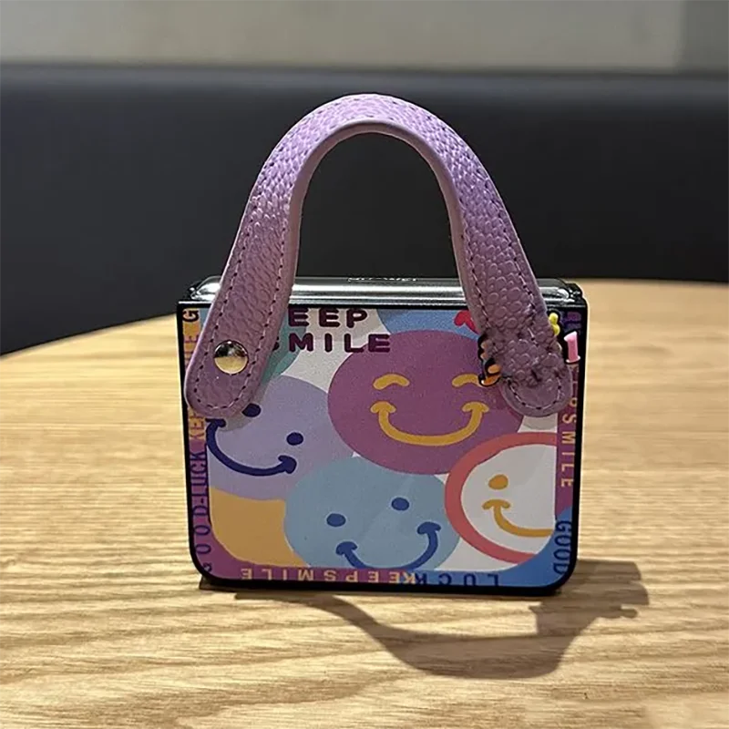 z flip7 case cute smilling handheld flip case for Samsung galaxy z flip7 zflip6 zflip5 zflip4 zflip3 protective case leather
z flip7 case cute smilling handheld flip case for Samsung galaxy z flip7 zflip6 zflip5 zflip4 zflip3 protective case leather