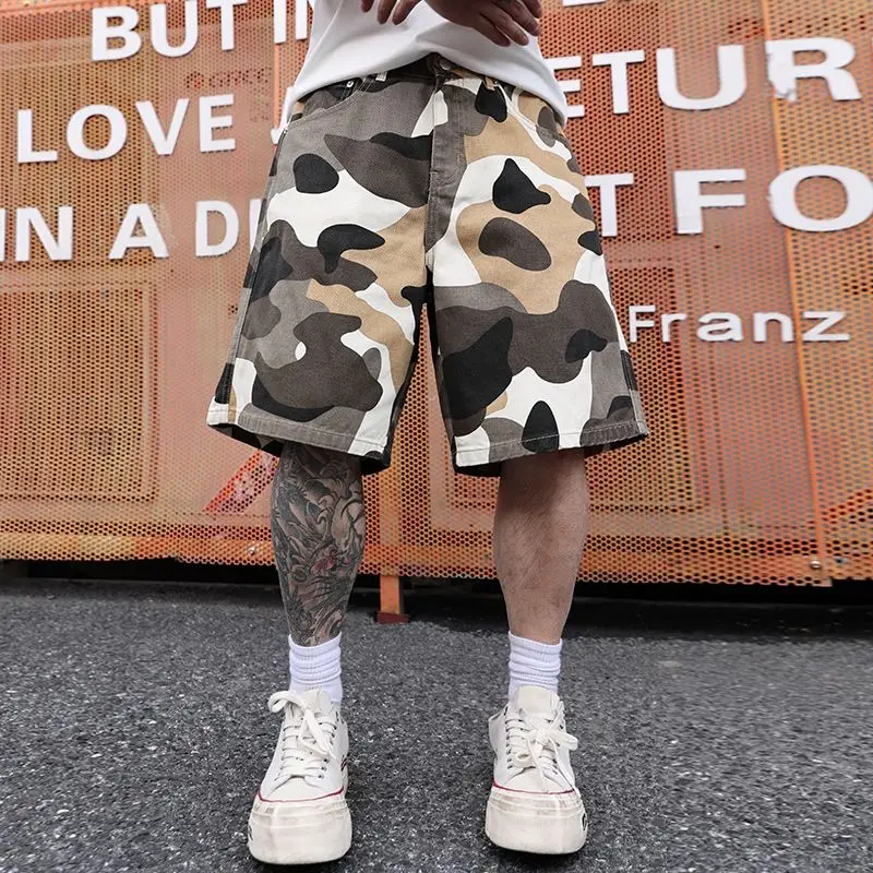Smart Casual Streetwear Camouflage Printed Denim Shortr For Men 2025 Fashion Clothing
Smart Casual Streetwear Camouflage Printed Denim Shortr For Men 2025 Fashion Clothing