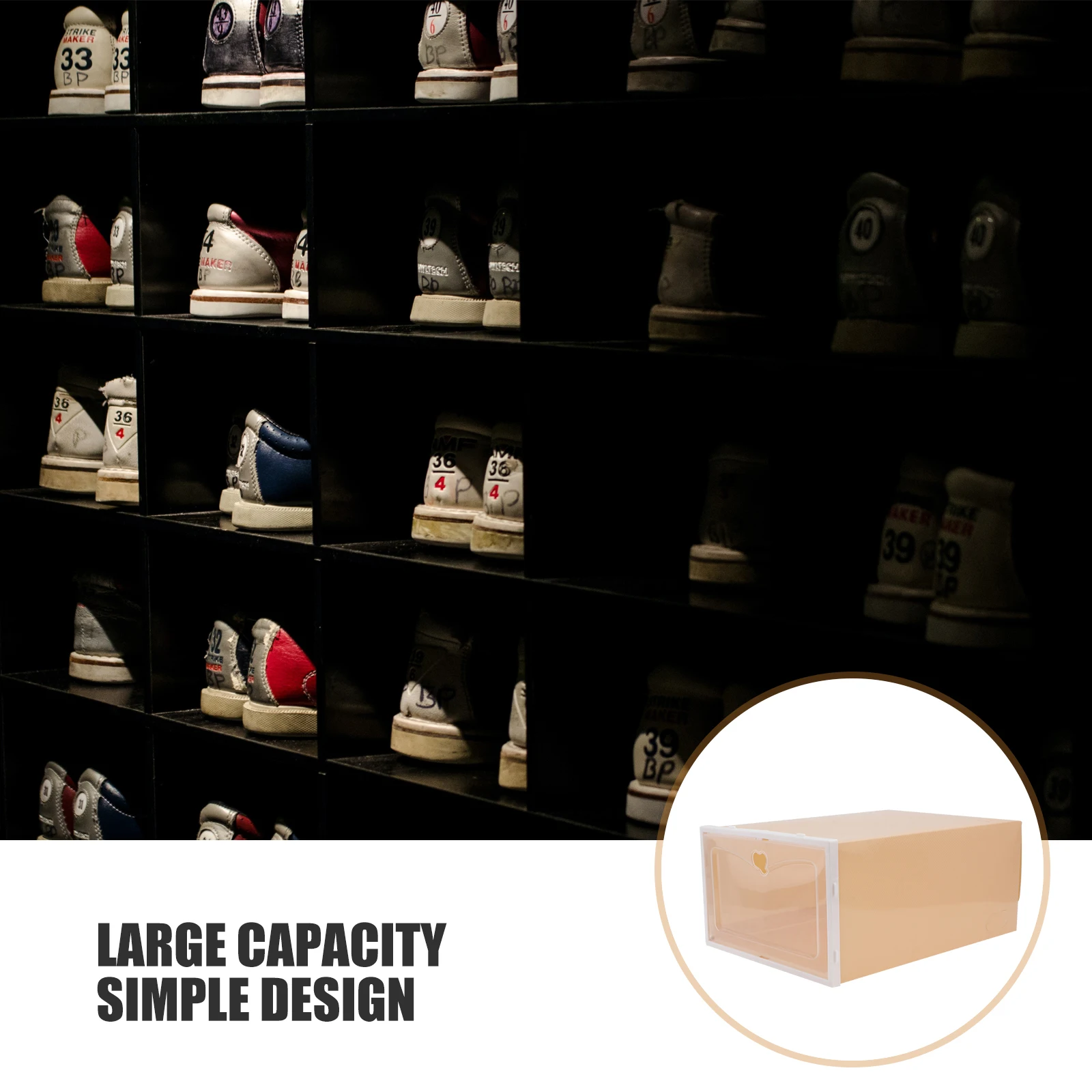 2 Pcs Transparent Shoe Box Storage Containers Large Capacity Dust Proof Water Resistant Organizer Cases Plastic PP Material
2 Pcs Transparent Shoe Box Storage Containers Large Capacity Dust Proof Water Resistant Organizer Cases Plastic PP Material