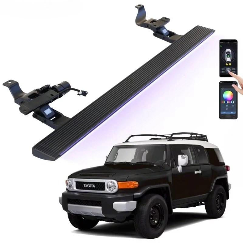 Aluminum Electric Automatic Retracting Side Foot Step Power Running Boards with Led Light for Toyota FJ Cruiser
Aluminum Electric Automatic Retracting Side Foot Step Power Running Boards with Led Light for Toyota FJ Cruiser
