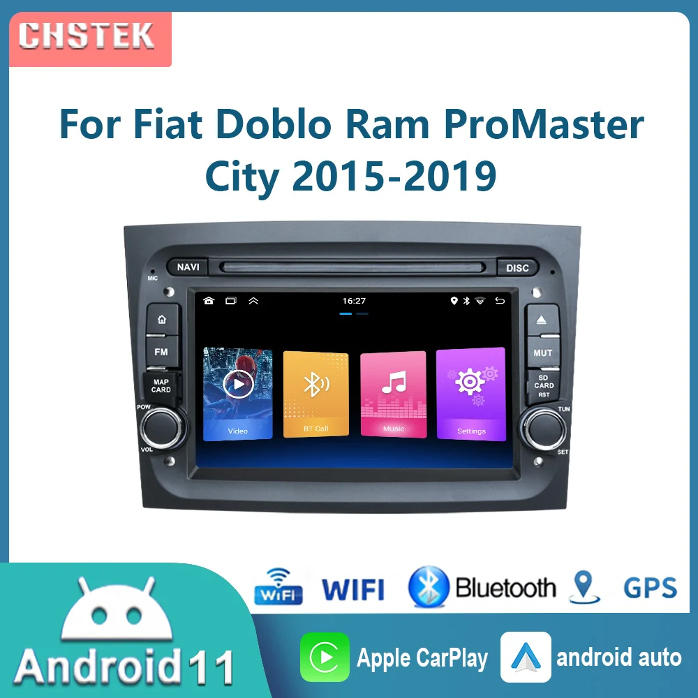 Car Radio 2+32G Android 11 Multimedia Wireless Carplay for Fiat Doblo 2015-2019 Android Navigation Player Wifi Audio Bluetooth
Car Radio 2+32G Android 11 Multimedia Wireless Carplay for Fiat Doblo 2015-2019 Android Navigation Player Wifi Audio Bluetooth