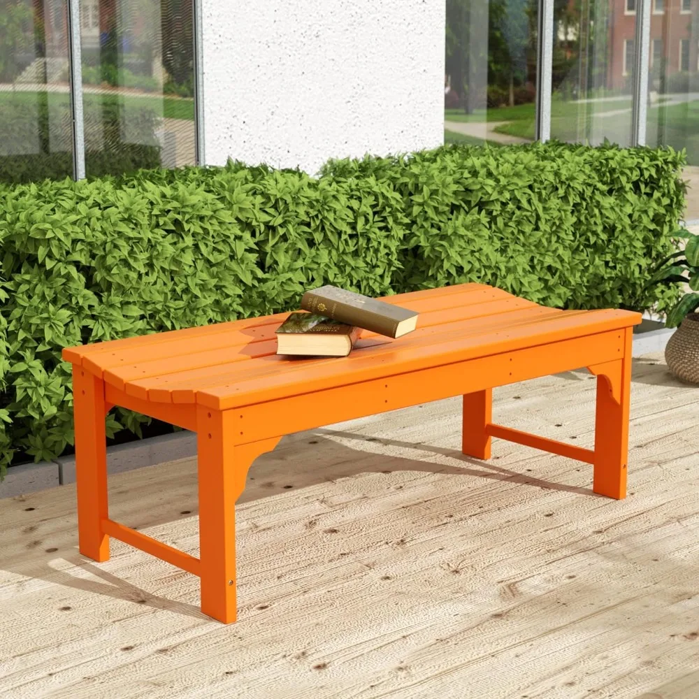 WO Home Furniture Outdoor 46" Backless HDPE Adirondack Bench, Poly Lumber Seat, Customized
WO Home Furniture Outdoor 46" Backless HDPE Adirondack Bench, Poly Lumber Seat, Customized