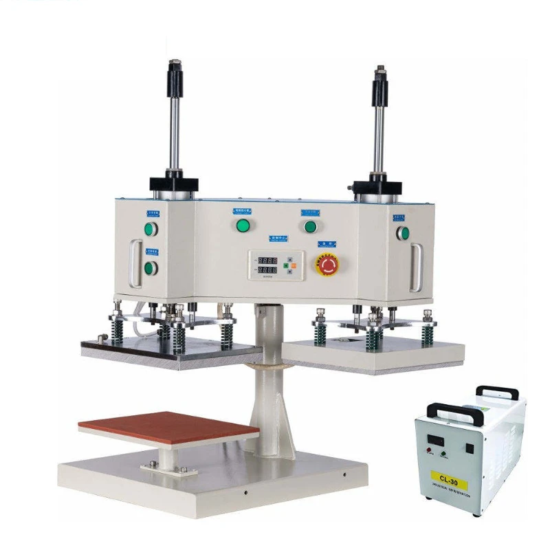 Profession Pneumatic Double Station Heat Transfer Adhesive Film Printing Machine Seamless Underwear Side Seam Machine
Profession Pneumatic Double Station Heat Transfer Adhesive Film Printing Machine Seamless Underwear Side Seam Machine